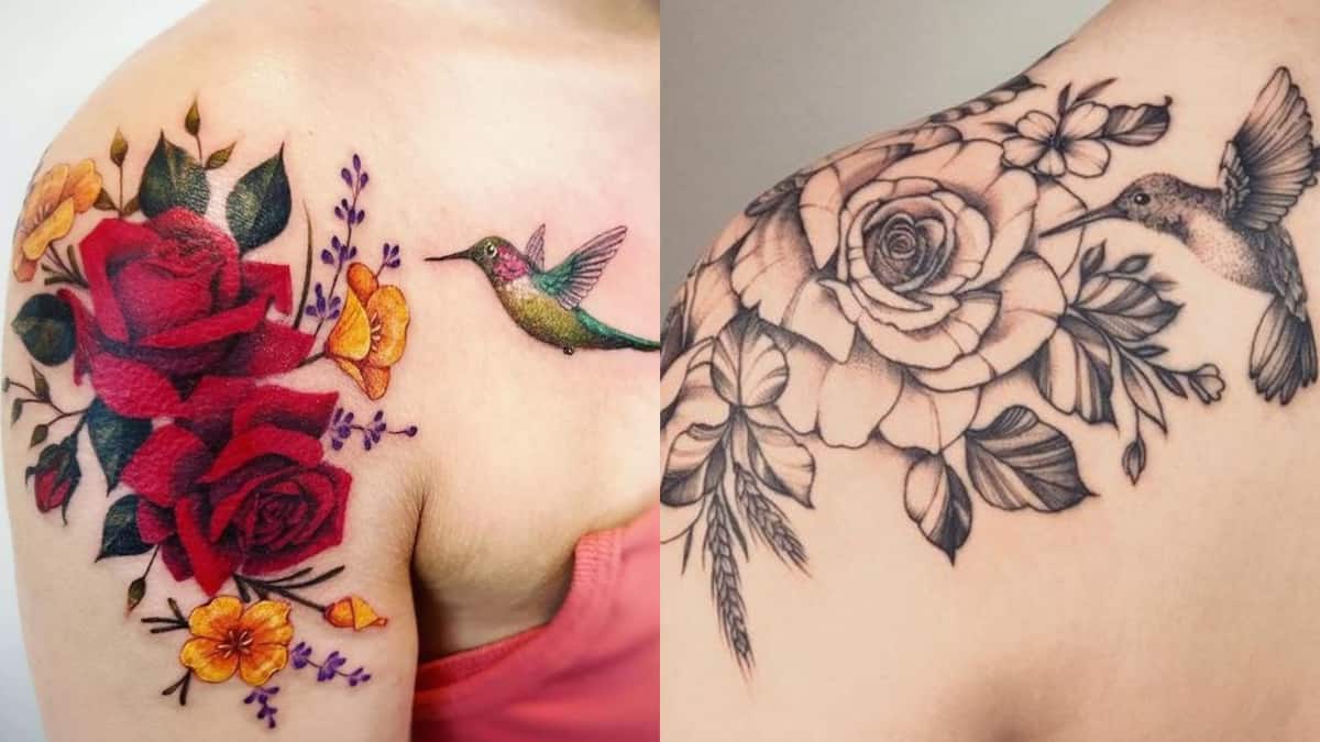 Hummingbird And Roses Tattoo Idea #2 by Jackobaggy on DeviantArt