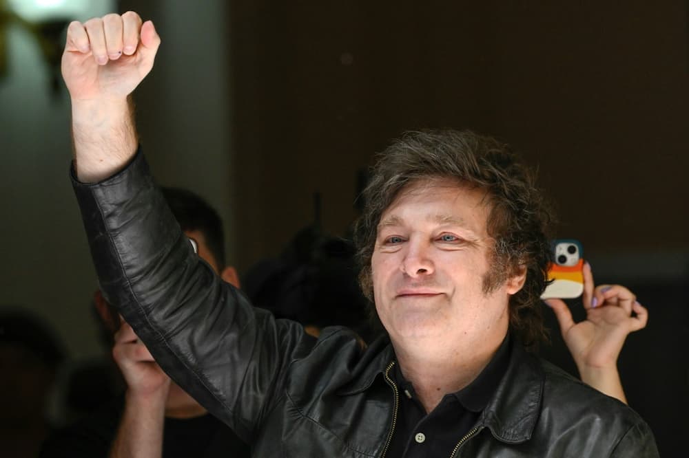 El presidente electo de Argentina, Javier Milei, durante la votación del 19 de noviembre en Argentina El presidente electo de Argentina, Javier Milei, durante la votación del 19 de noviembre en Argentina