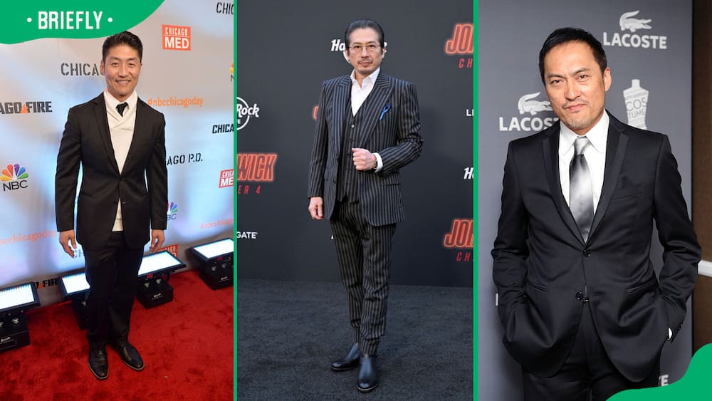 Most popular Japanese actors Brian Tee, Hiroyuki Sanada and Ken Watanabe