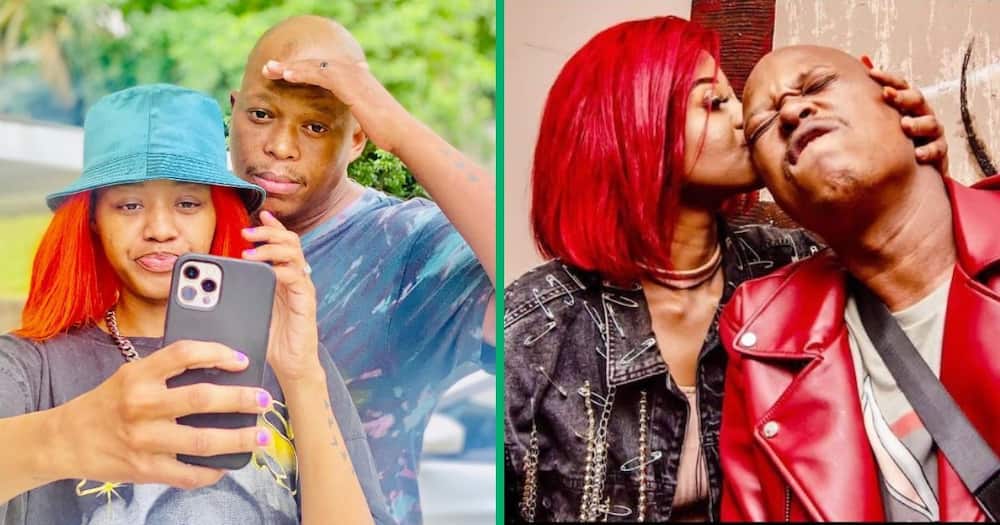 Gqom music's royalty, Babes Wodumo and her late husband Mampimtsha become his death.