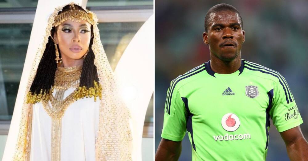 Senzo Meyiwa and Kelly Khumalo