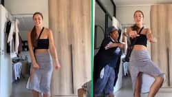 Domestic worker joins employer in Mnike TikTok dance challenge, Mzansi Impressed