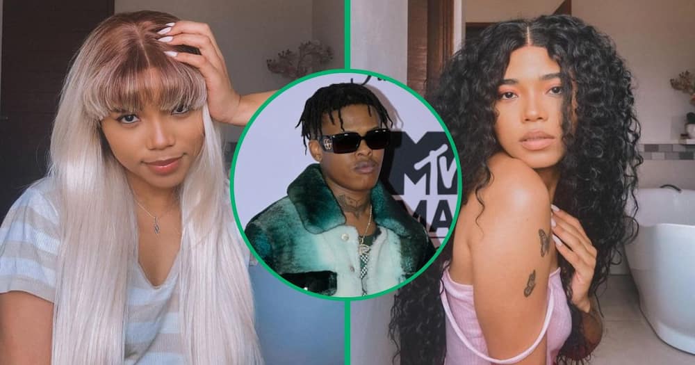 Nasty C and Sammie Heavens both stay with their new baby Oliver in Johannesburg.