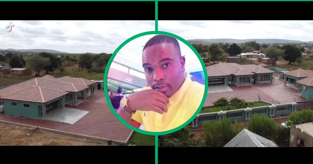 A Tsonga man posted aerial footage of his mansion