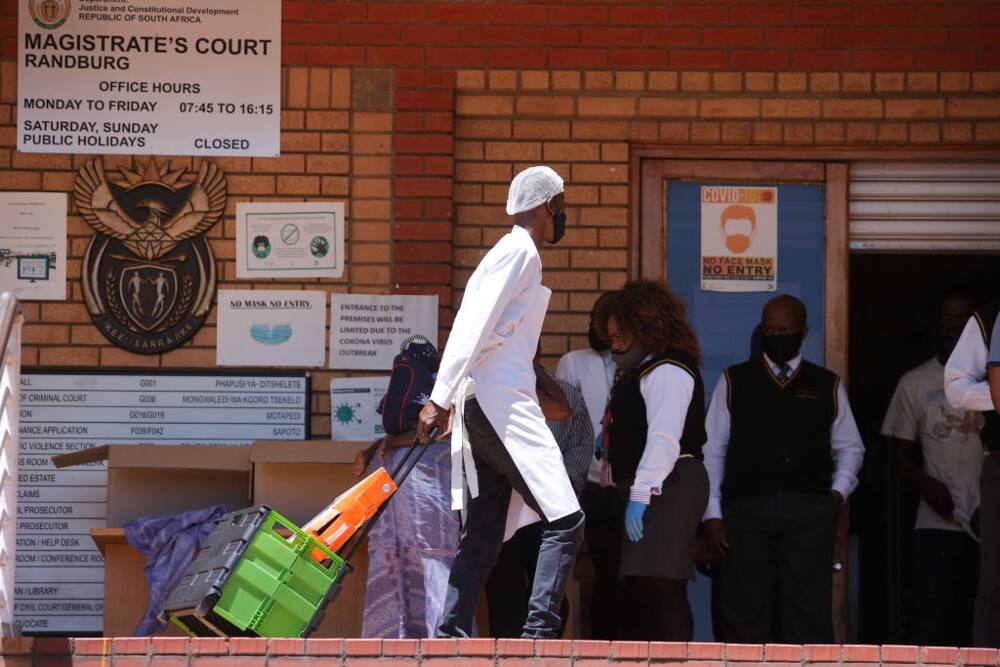 Two victims were killed outside of the Randburg Magistrates Court by unknown assailants that travelled in a black Mercedes Benz