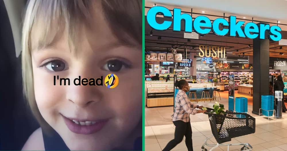 A TikTok video captured a controversial kid who spelt Checkers but said it was Woolworths.