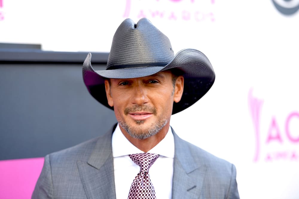 Country star Tim McGraw at the ACM Awards