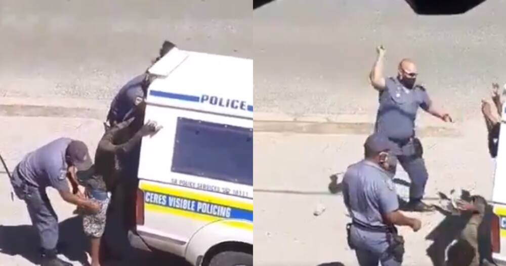 SA Outraged After Clip of Police Sjamboking Locals Is Shared Online