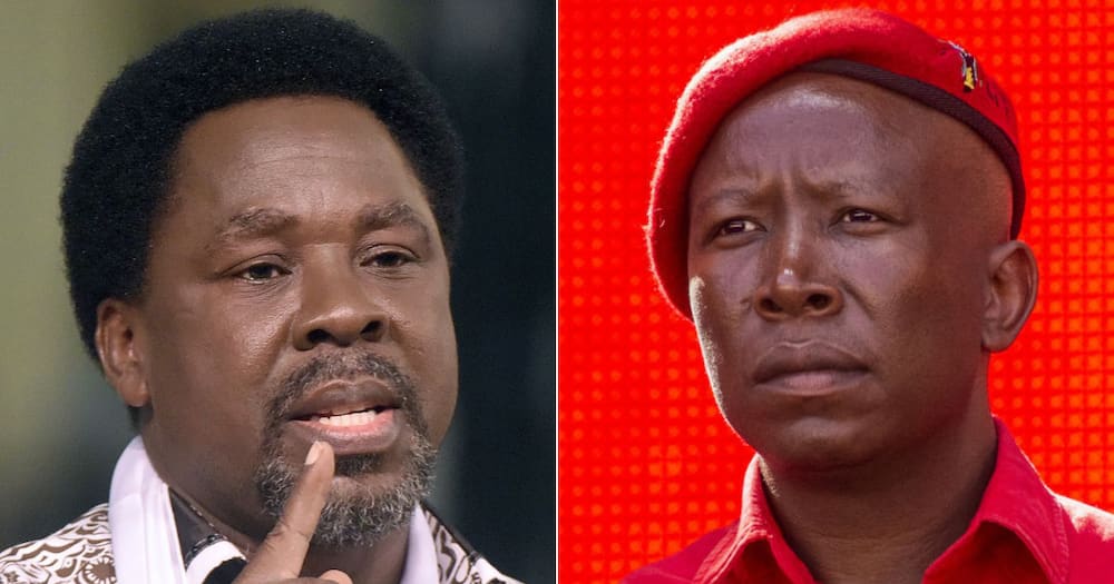 Pastor TB Joshua Passes, EFF Sends Their Heartfelt Message of Condolence