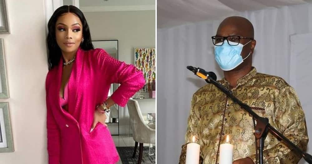 Bonang Matheba slammed Nathi Mthethwa