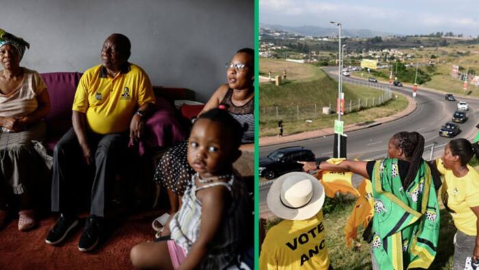 "Lol, they really want these votes": ANC comrades wash clothes during door to door, SA laughs