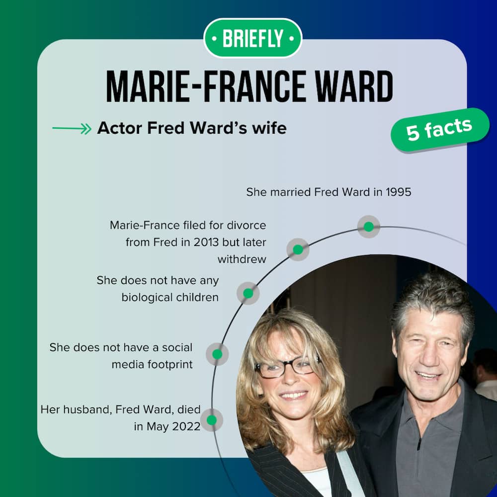 Marie-France with husband Fred