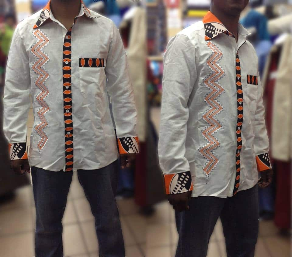 mens shweshwe shirts