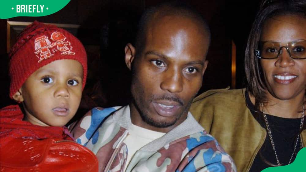 DMX with his son Tacoma Simmons