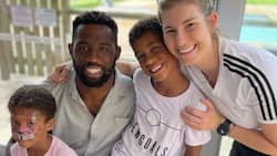 "Love these faces": Saffas delight in Siya Kolisi's family pic posted online
