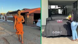 South African young woman buys new car in a TikTok video, Mzansi show her love
