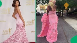 "This is the best part of crocheting for real": Teen remakes Zendaya's Valentino dress for prom