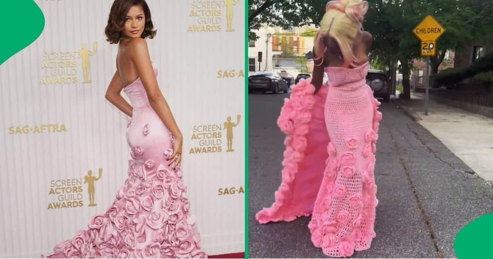 American teen remakes Zendaya's Valentino dress