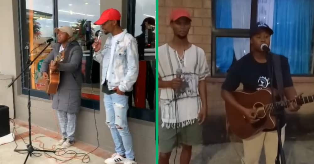 captivating TikTok video surfaces, featuring two talented men in South Africa delivering a mesmerizing performance of an Afrikaans song
