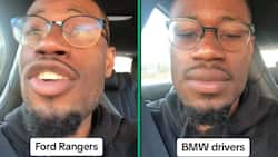 South African man roasts BMW, Ford Ranger and taxi drivers, calls them bullies in viral TikTok video with 300K views