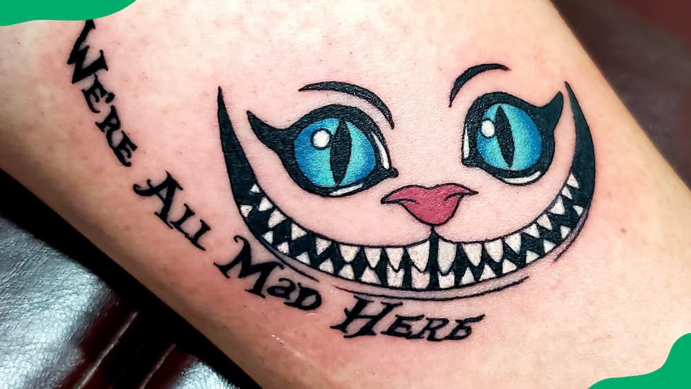 Cheshire cat tattoos