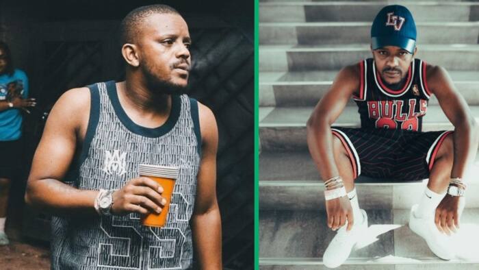 Kabza De Small exposes shy side during speech at Piano Hub & New Money Gang Thanksgiving dinner