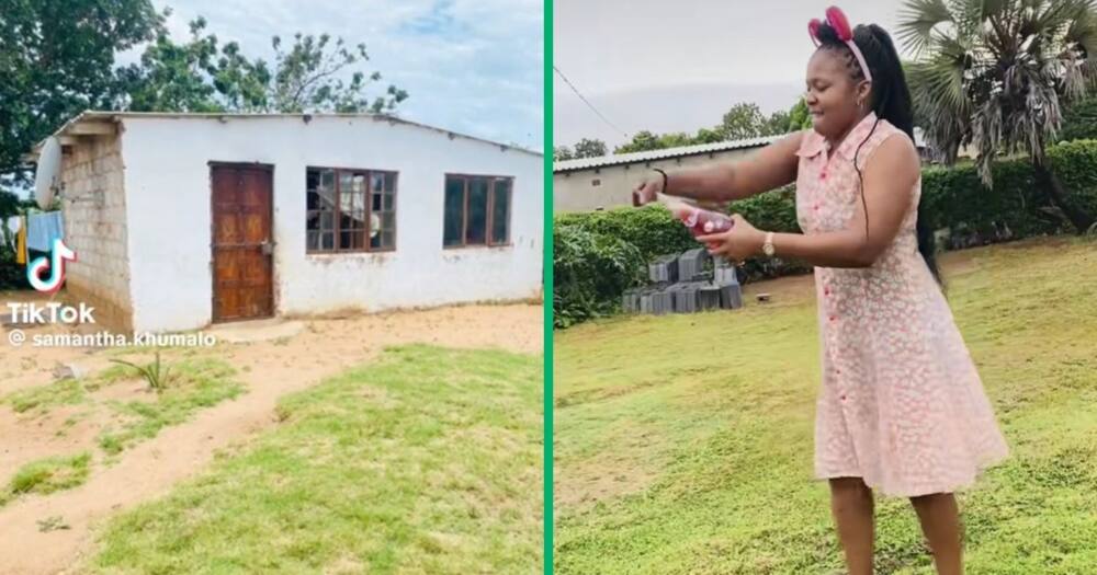 Woman showed the renovations of her mother's house