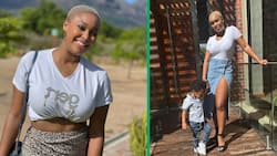 Minnie Dlamini and Mzansi show love to her son Netha on 3rd birthday: "You have such a kind heart"