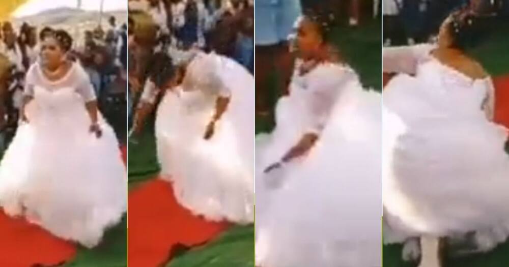 Mzansi, Disbelief, Video, Bride, Doing, Somersault, Wedding