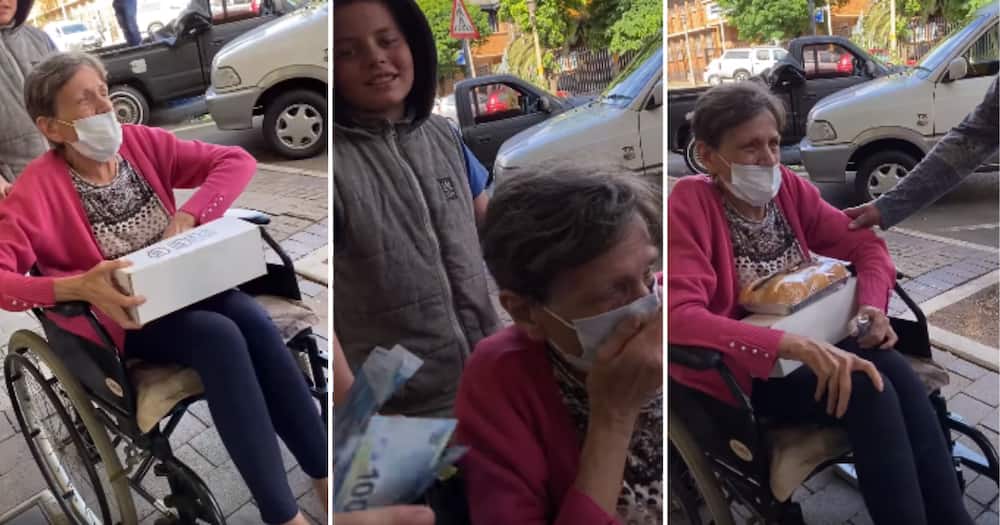 BI Phakathi, wheelchair-bound, lady, act of kindness, video, reaction