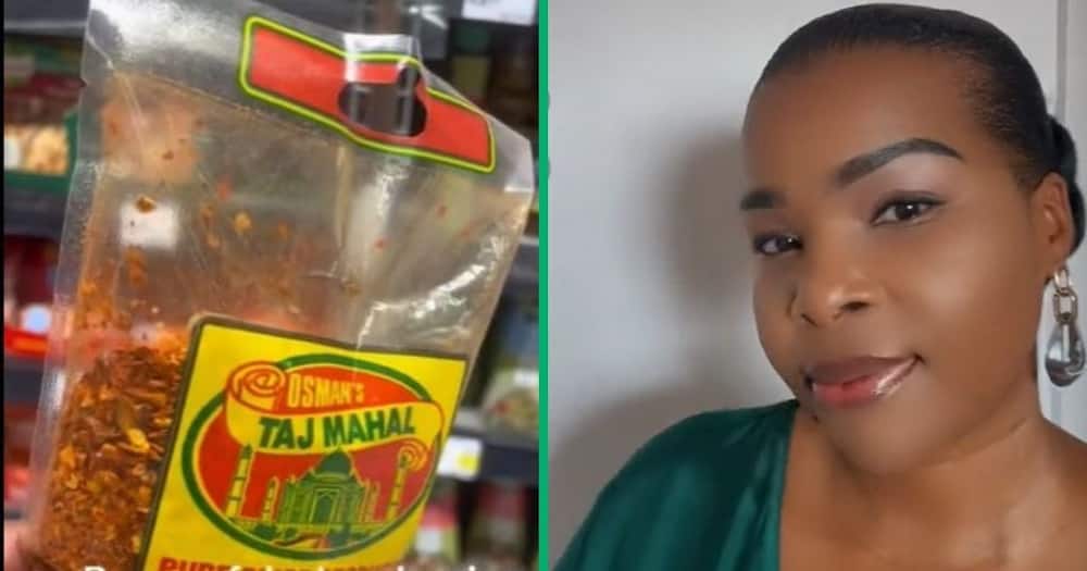 TikTok video of insects in spices at Pick 'n Pay