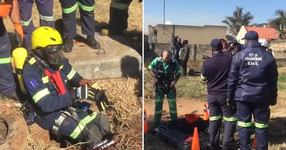 Joburg EMS, deploys robots, search for 6yr old boy, fell down manhole, missing for more than 6 days