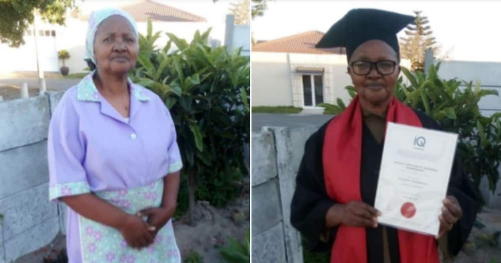 Domestic Worker, Degree, 60, Inspirational, Social media reactions