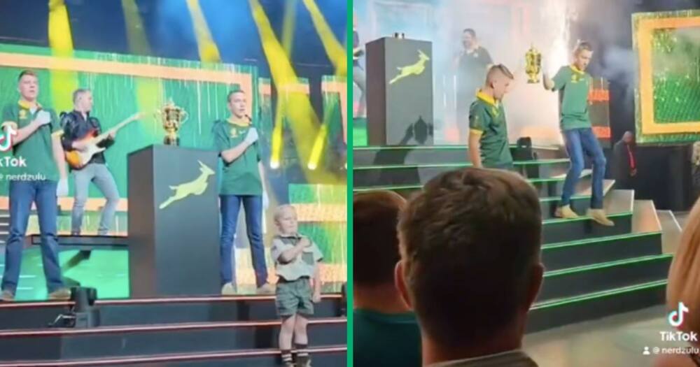 An event had a fake Webb Ellis trophy which people think is a real one