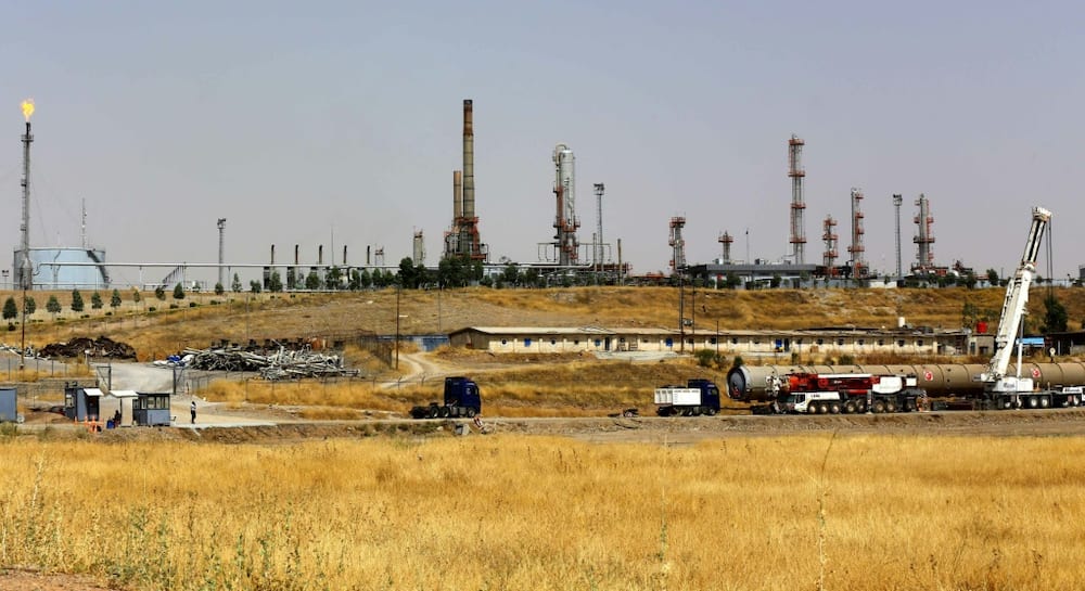 Kurdistan's oil production amounts to just over 450,000 barrels per day