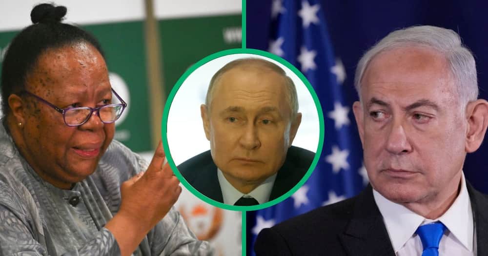 International Relations Minister Naledi Pandor called for Bejamin Netanyahu's arrest, and SA reminded her of Vladimir Putin