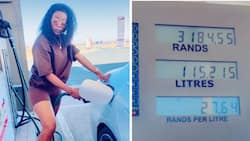 "Full tank is the only gift that matters right now": South Africans react to gorgeous SA woman's request for fuel after spending R3 000 at petrol station