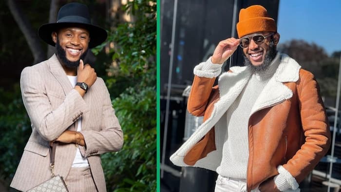 Mohale Motaung shoots his shot at handsome man, Mzansi reacts: "But what about your dignity"