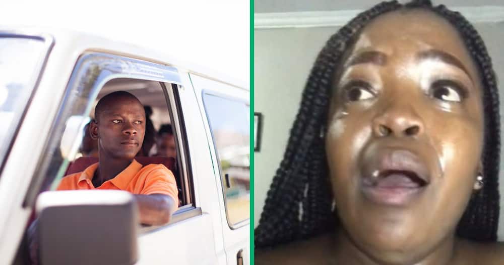 Woman in TikTok video scared by taxi drivers