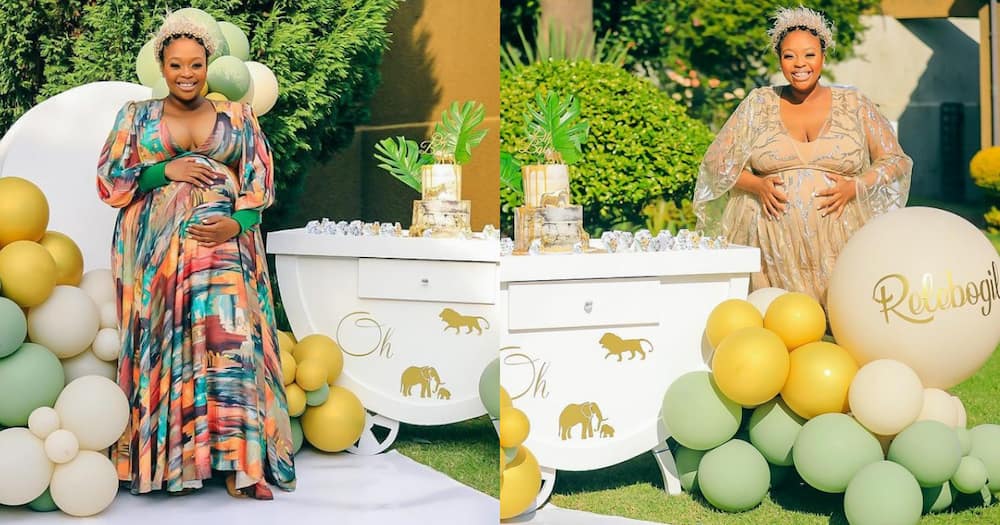 Relebogile Mabotja's Baby Shower Was Lit, Photos Show Elegant Celebration