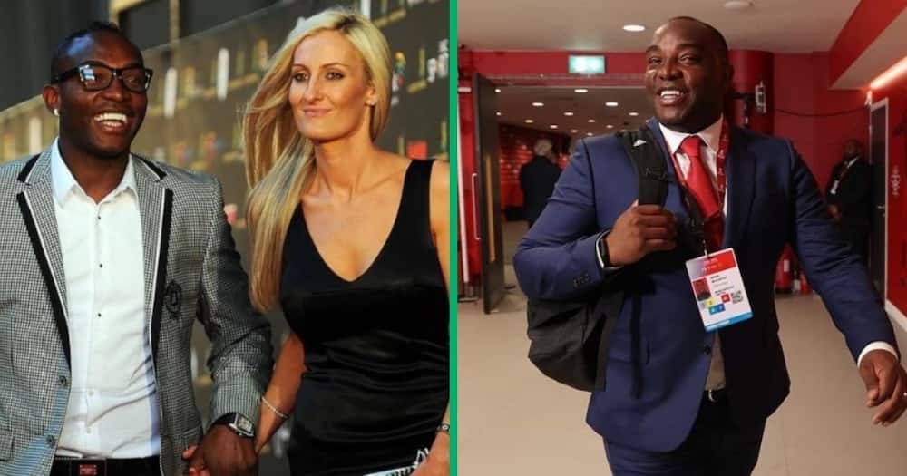Benni McCarthy and wife Stacey McCarthy