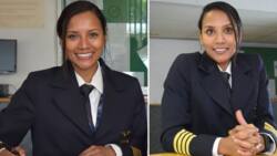 Beautiful SAA pilot leads all-female flight crew in honour of gender equality