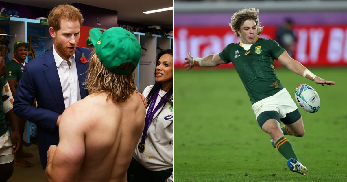 What The Faf Boks Player Meets Prince Harry Wearing Only Underpants