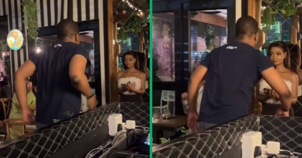 A man in Durban tries to impress a woman with his dancing at groove, and it did not work