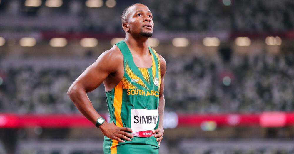 Akani Simbine, Tokyo Olympics, medal, track and field, Men's 100m final