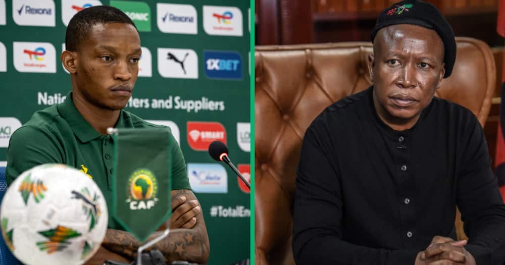 Bafana Bafana player Grant Kekena said Julius Malema has always been at his corner