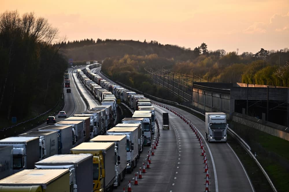Roads in and around Dover have been blocked previously since Britain left the European Union, with additional paperwork and customs checks blamed