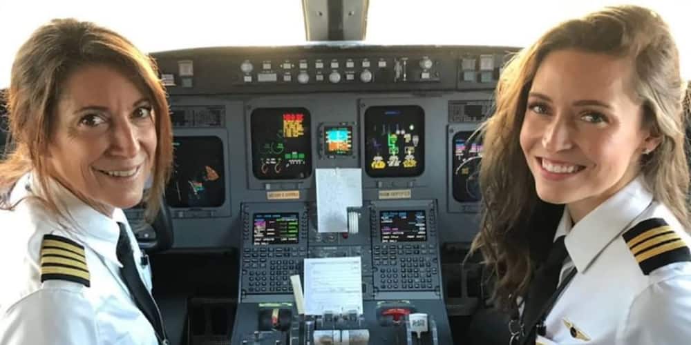 Woman and her child set record as they become first mother-daughter pair to fly commercial plane for this airline