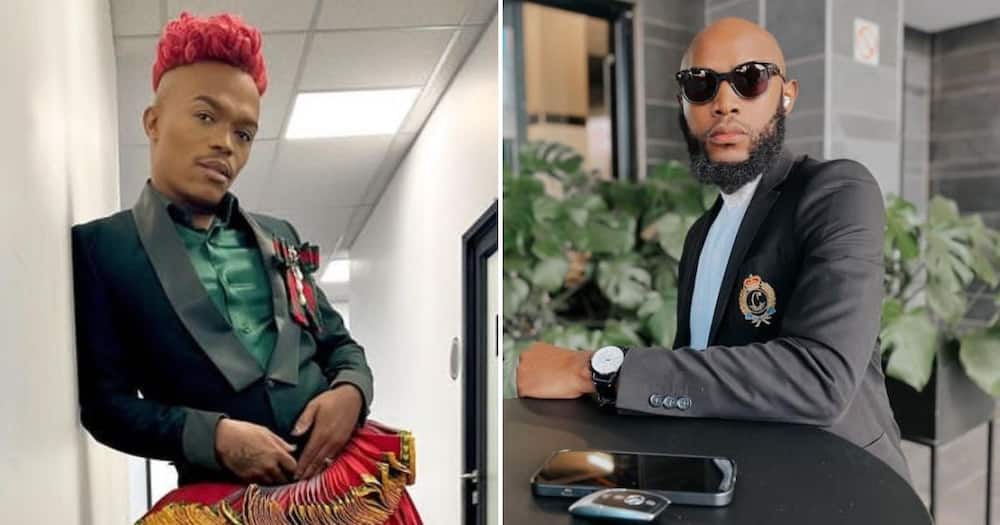 Mohale Motaung dragged his failed marriage with Somizi in a Twitter picture.