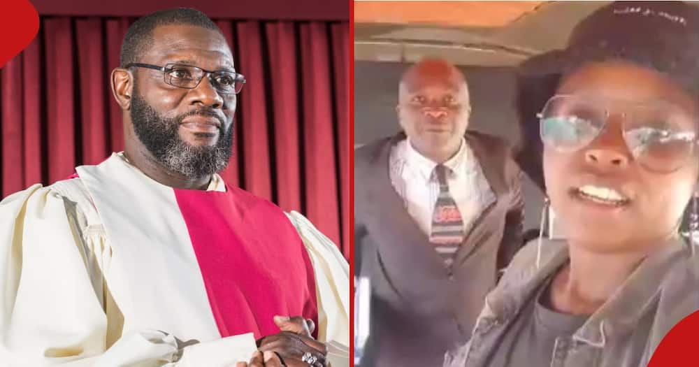 Woman calls out pastor for preaching in a taxi.